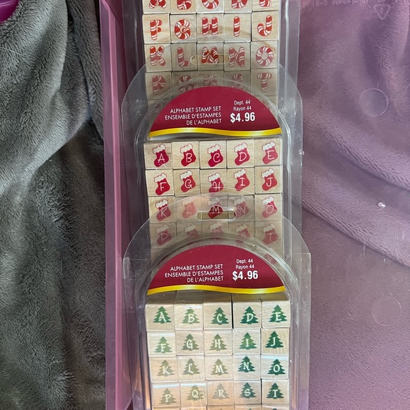 Christmas Letter Stamps - Picture 2 of 2